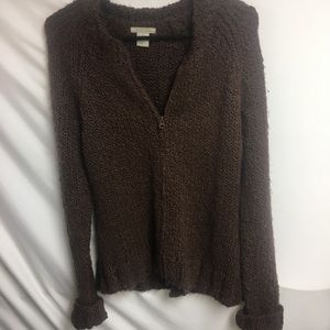 🧨 3/$20 Maurices Brown zip up sweater